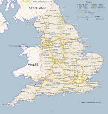 Large Map of England (3000 x - via Daymix