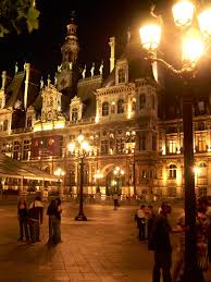 Simulation of Paris at night