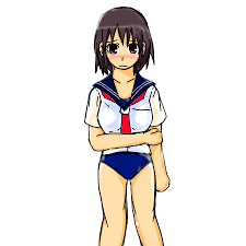 セーラー服とスク水と機関銃