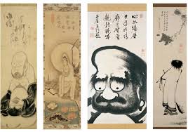 Four Zen ink paintings - via Daymix