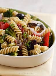 I used a light colored spelt pasta