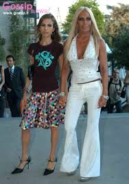 Think Allegra Versace.