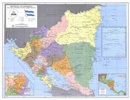 Nicaragua Political Map - via Daymix