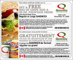 Quiznos Canada Coupon: Free - via Daymix