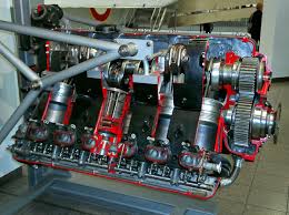 Cutaway view of the Daimler Benz DB