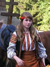 Ukrainian girls wearing