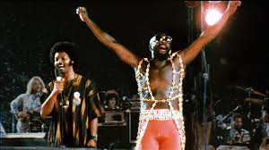 Isaac Hayes perfoming at the LA 