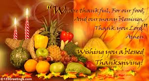 Thanksgiving Prayer Comments
