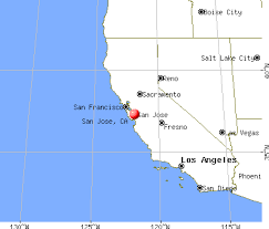 San Jose, California map - via Daymix