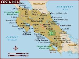 Map of Costa Rica - via Daymix