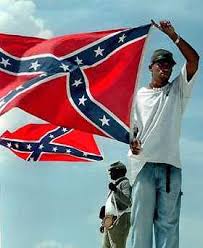 Black Men say  Rebel flag   flies for    