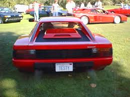 Testarossa with "TESTY".
