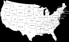 contiguous united states - via Daymix
