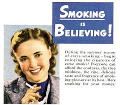 Vintage Smoking Advertisement - via Daymix