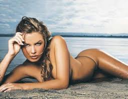 Laura Bingle topless from the