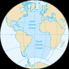 Map of the Atlantic Ocean - via Daymix