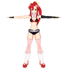 3DCG「ヨーコ」