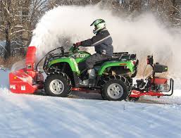50" clearing width ATV snow