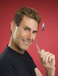 Uri Geller bends self into