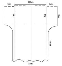 Fig 1 Basic  slip    cover   pattern 