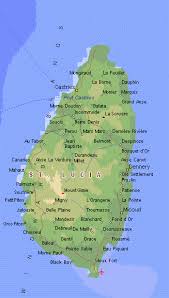 The flight to St. Lucia from - via Daymix