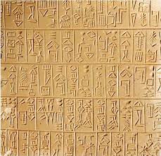   Sumerian cuneiform   