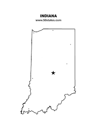 map of Indiana