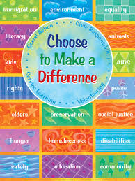 CHOOSE TO MAKE A  DIFFERENCE   POSTER