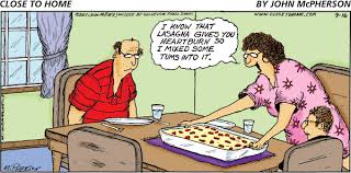 Lasagna and heartburn - via Daymix