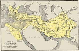 Map of empire of  Alexander   the Great    