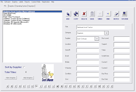 for each software entry - via Daymix