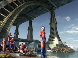 Science fiction wallpaper - via Daymix