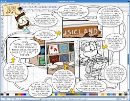 producing comics.