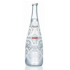 Evian Water Bottle. - via Daymix