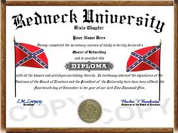 Item # 00188 - Redneck Diploma - via Daymix