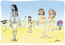 Cartoon: Naturism Beach