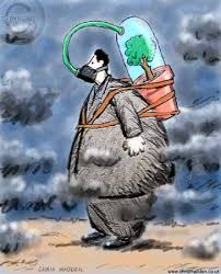   air pollution   cartoon