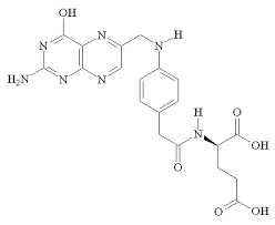 Folic acid structure - click - via Daymix