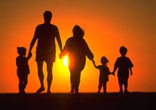 generic silhouette of family :)