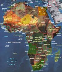 Political map of Africa
