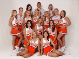 The returning  cheerleaders   are    