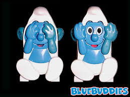 Windup musical Smurf toy. - via Daymix