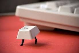 key with legs escaping