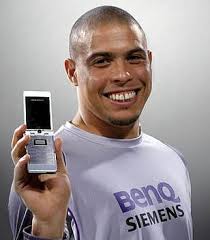 Image <b>Ronaldo</b> Promotes BenQ-Siemens 3G <b>...</b> Picture