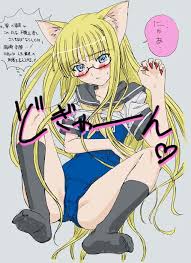 [二次元]猫耳制服スク水