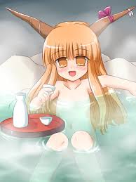 horns hot_springs ibuki_suika loli ...