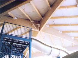   Tectum   acoustical roof decking is    
