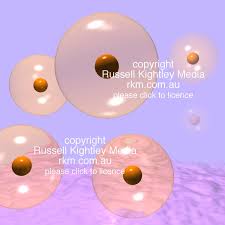   Helium   gas molecules