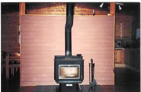 a heat shield with a wood