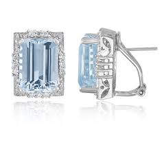 Aqua Large Trimmed French Clip - via Daymix